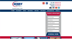 Desktop Screenshot of henrymechanical.com